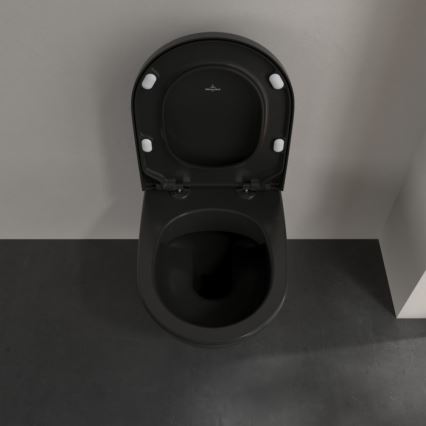 Villeroy & Boch 5614R0R7 - Seinakinnitusega WC SUBWAY keraamika/must