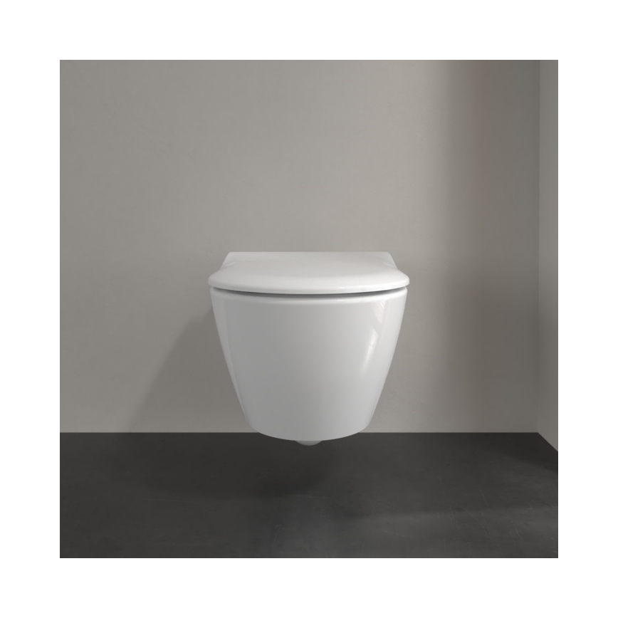 Villeroy & Boch 5614R2R1 - Seinakinnitusega WC koos SoftClose-istmekaane SUBWAY 2.0 keraamika/valge