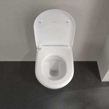Villeroy & Boch 5614R2R1 - Seinakinnitusega WC koos SoftClose-istmekaane SUBWAY 2.0 keraamika/valge
