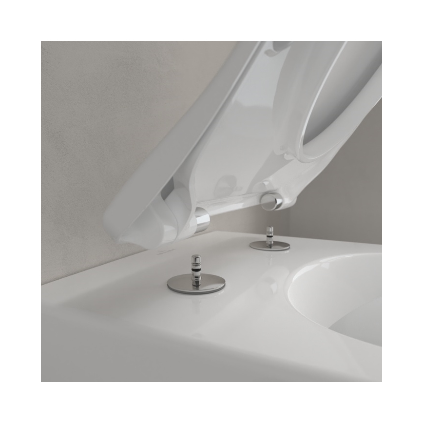 Villeroy & Boch 5614R2R1 - Seinakinnitusega WC koos SoftClose-istmekaane SUBWAY 2.0 keraamika/valge