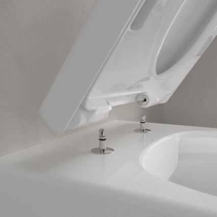 Villeroy & Boch 5656HR01 - AVENTO seinale paigaldatav WC-pott SoftClose-istmekaanega, keraamiline/valge