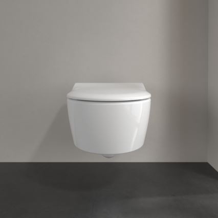 Villeroy & Boch 5656RS01 - Seinapealne WC koos SoftClose AVENTO-potiistmega, keraamika/valge