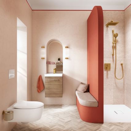 Villeroy & Boch 5656RSR1 - Seinale kinnitatav WC-pott koos SoftClose AVENTO istmekaanega keraamiline/valge
