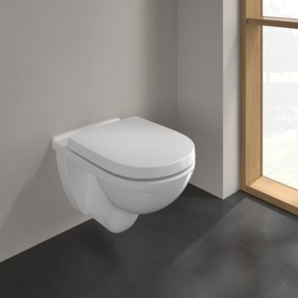 Villeroy & Boch 5660H101 - O.NOVO seinale paigaldatav WC-pott koos istmekaanega, keraamika, valge
