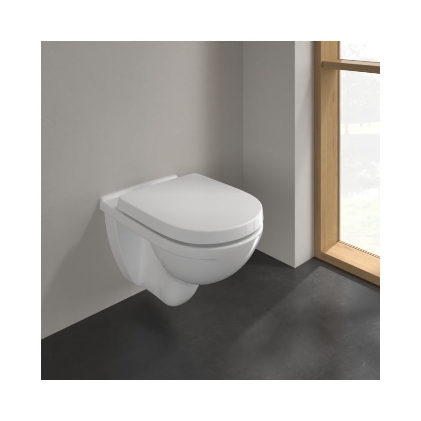 Villeroy & Boch 5660H101 - O.NOVO seinale paigaldatav WC-pott koos istmekaanega, keraamika, valge