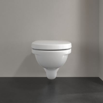 Villeroy & Boch 5660H101 - O.NOVO seinale paigaldatav WC-pott koos istmekaanega, keraamika, valge