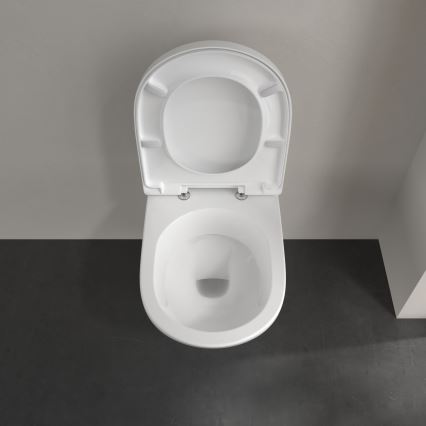 Villeroy & Boch 5660H101 - O.NOVO seinale paigaldatav WC-pott koos istmekaanega, keraamika, valge