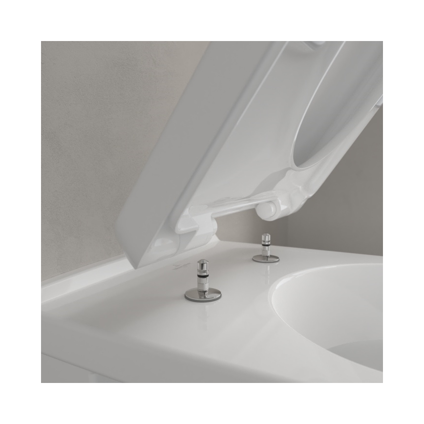 Villeroy & Boch 5660H101 - O.NOVO seinale paigaldatav WC-pott koos istmekaanega, keraamika, valge