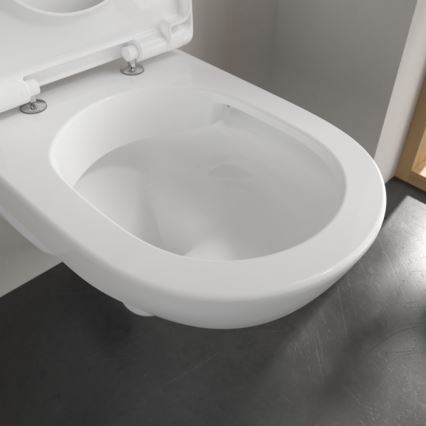 Villeroy & Boch 5660HR01 - seinale paigaldatav WC koos SoftClose-istmekaanega O.NOVO keraamika/valge