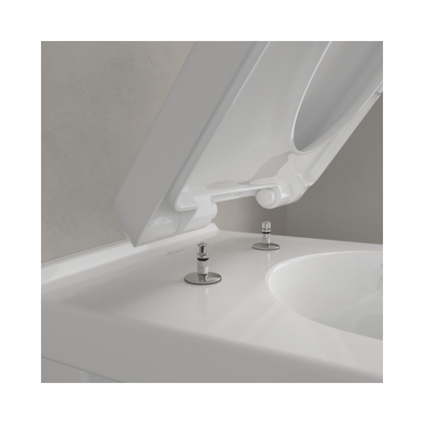 Villeroy & Boch 5660HR01 - seinale paigaldatav WC koos SoftClose-istmekaanega O.NOVO keraamika/valge