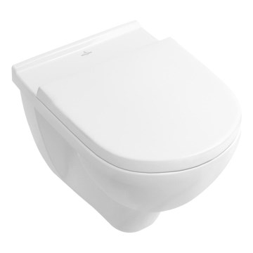 Villeroy & Boch 5660HR01 - seinale paigaldatav WC koos SoftClose-istmekaanega O.NOVO keraamika/valge