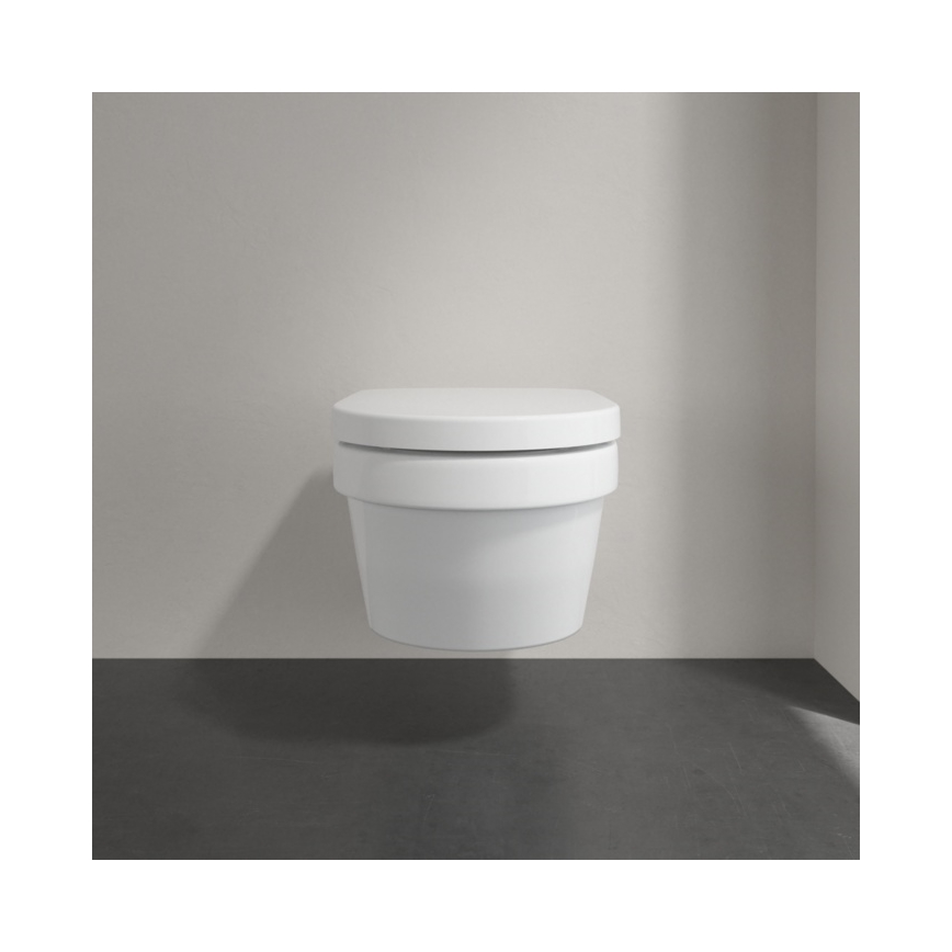 Villeroy & Boch 5684HR01 - Seinale kinnitatav WC koos SoftClose-istmekaanega ARCHITECTURA keraamika/valge