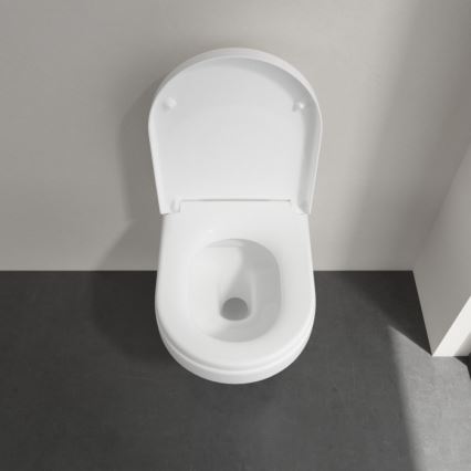 Villeroy & Boch 5684HR01 - Seinale kinnitatav WC koos SoftClose-istmekaanega ARCHITECTURA keraamika/valge