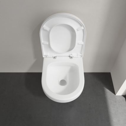 Villeroy & Boch 5684HR01 - Seinale kinnitatav WC koos SoftClose-istmekaanega ARCHITECTURA keraamika/valge