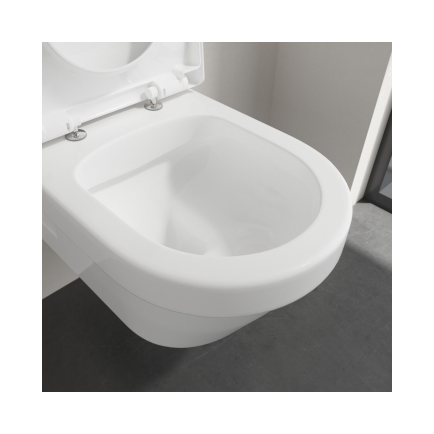 Villeroy & Boch 5684HR01 - Seinale kinnitatav WC koos SoftClose-istmekaanega ARCHITECTURA keraamika/valge