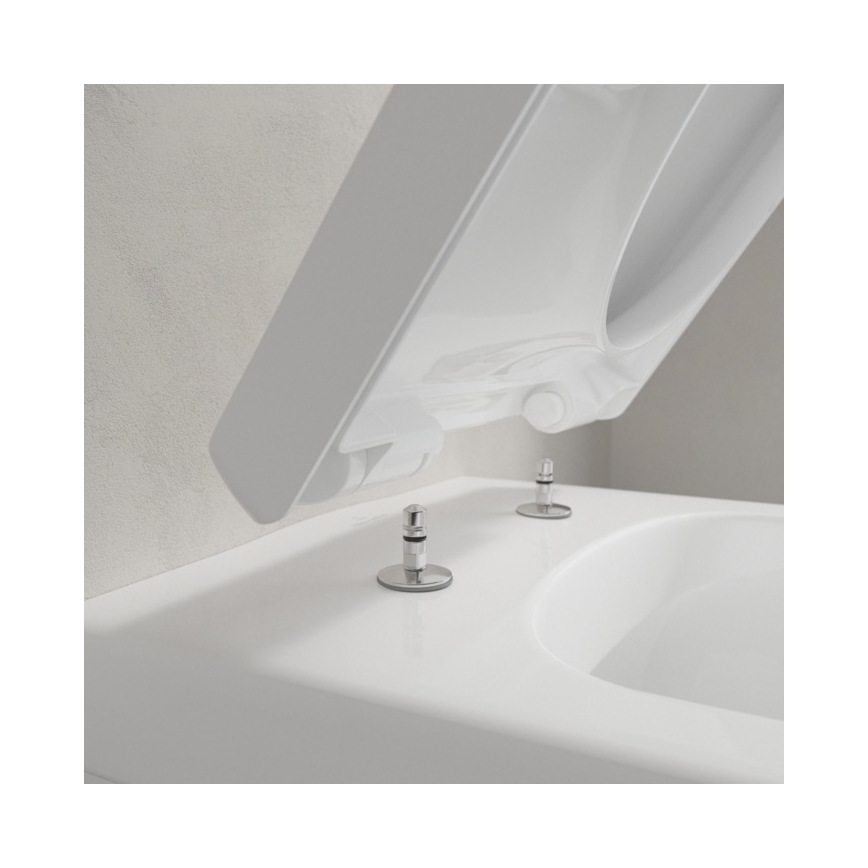 Villeroy & Boch 5684HR01 - Seinale kinnitatav WC koos SoftClose-istmekaanega ARCHITECTURA keraamika/valge