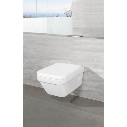 Villeroy & Boch 5685HR01 - Seinale kinnitatav WC-pott ARCHITECTURA SoftClose-istmega, keraamika/valge