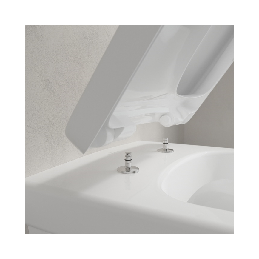 Villeroy & Boch 5685HR01 - Seinale kinnitatav WC-pott ARCHITECTURA SoftClose-istmega, keraamika/valge