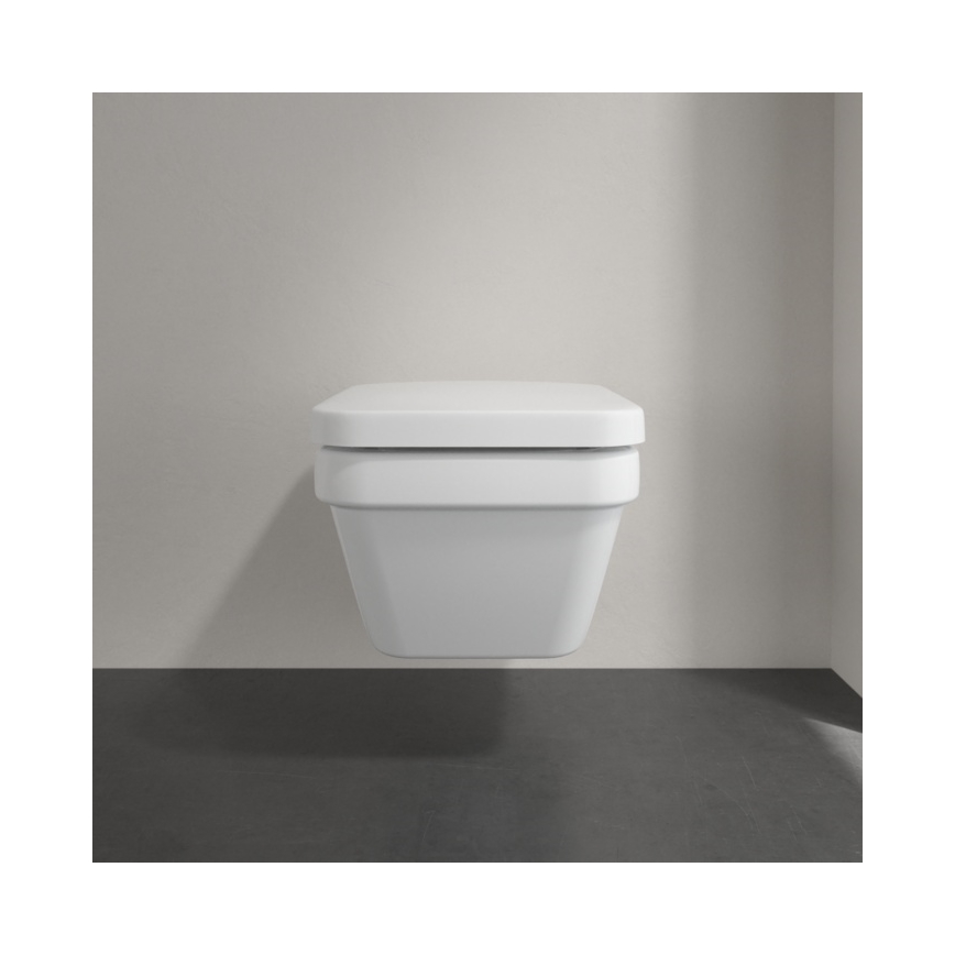 Villeroy & Boch 5685HR01 - Seinale kinnitatav WC-pott ARCHITECTURA SoftClose-istmega, keraamika/valge
