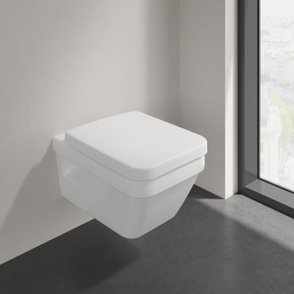 Villeroy & Boch 5685HR01 - Seinale kinnitatav WC-pott ARCHITECTURA SoftClose-istmega, keraamika/valge