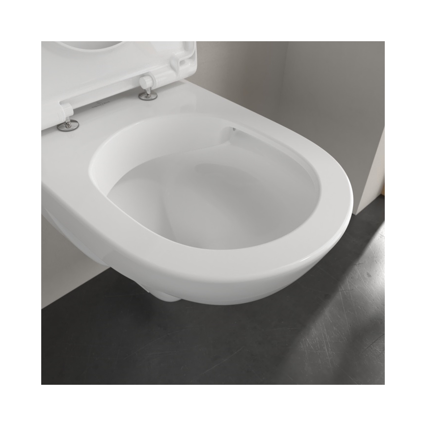 Villeroy & Boch 5688HR01 - Seinapealne WC koos SoftClose-istmekaanega O.NOVO keraamika/valge