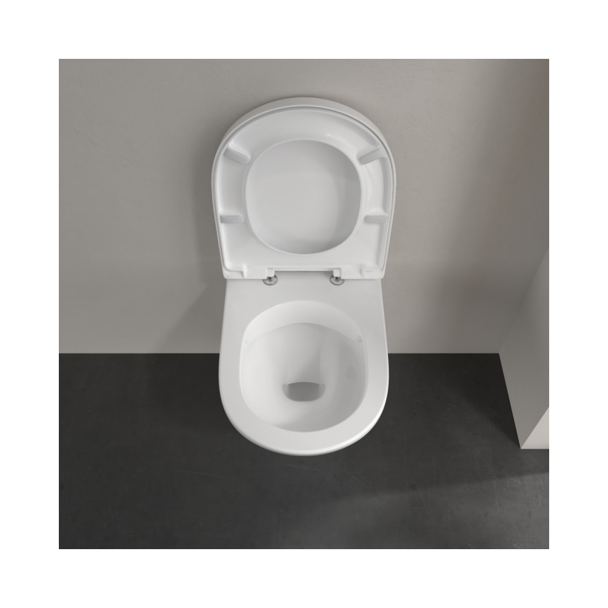 Villeroy & Boch 5688HR01 - Seinapealne WC koos SoftClose-istmekaanega O.NOVO keraamika/valge