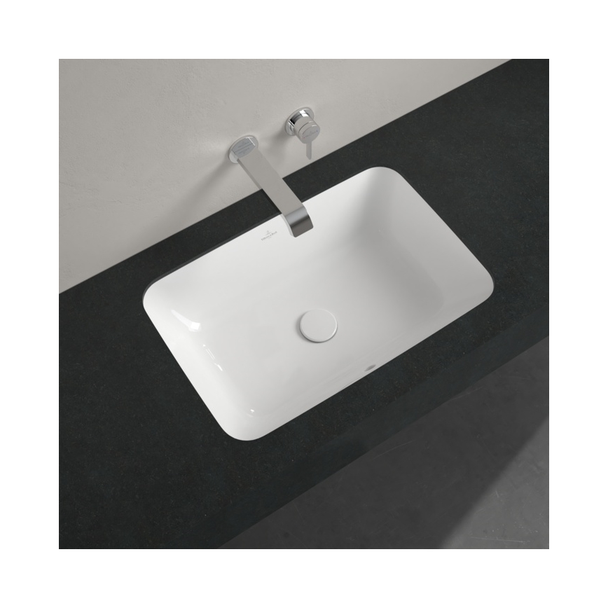 Villeroy & Boch 5A776001 - Süvistatav valamu ARCHITECTURA 57x37 keraamika/valge