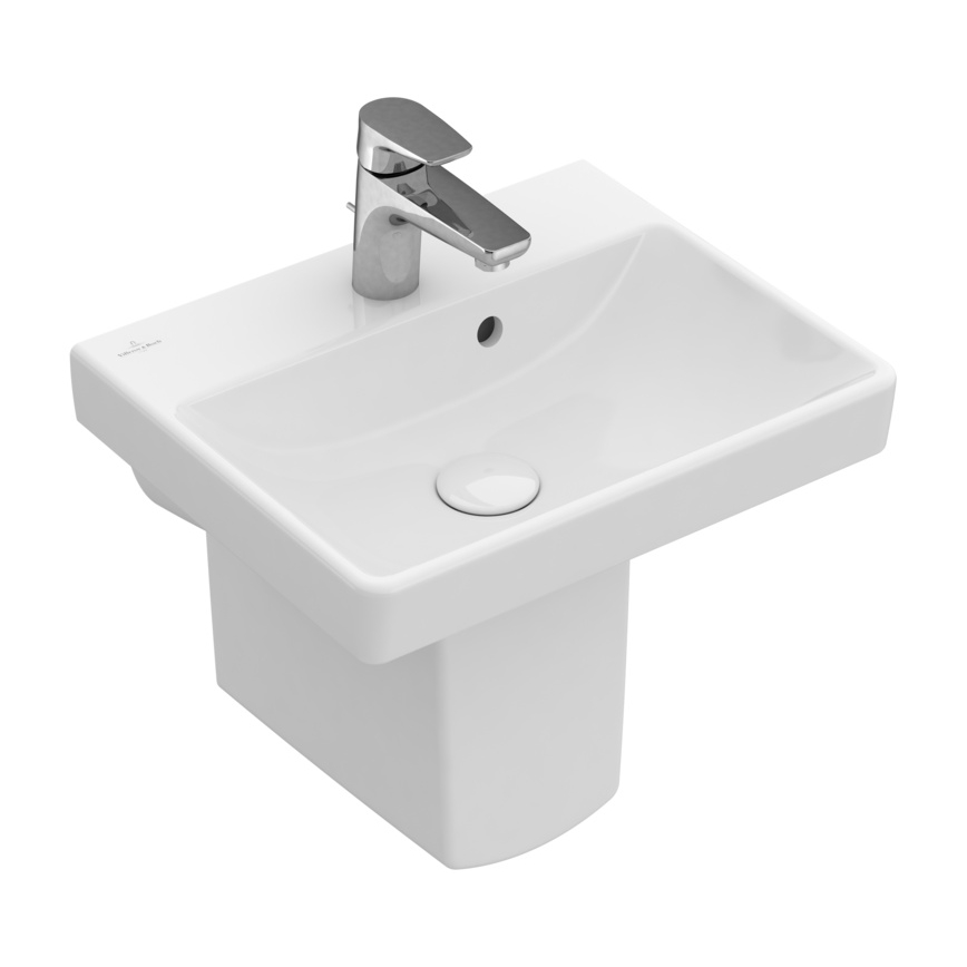 Villeroy & Boch 73584501 - Seinale paigaldatav valamu AVENTO 45x37 cm keraamika/valge