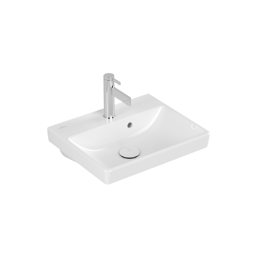 Villeroy & Boch 73584501 - Seinale paigaldatav valamu AVENTO 45x37 cm keraamika/valge
