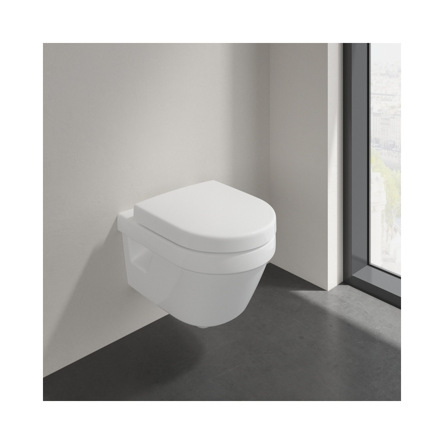Villeroy & Boch 8M42S101 - SoftClose WC-poti kaas SUBWAY 3.0 valge