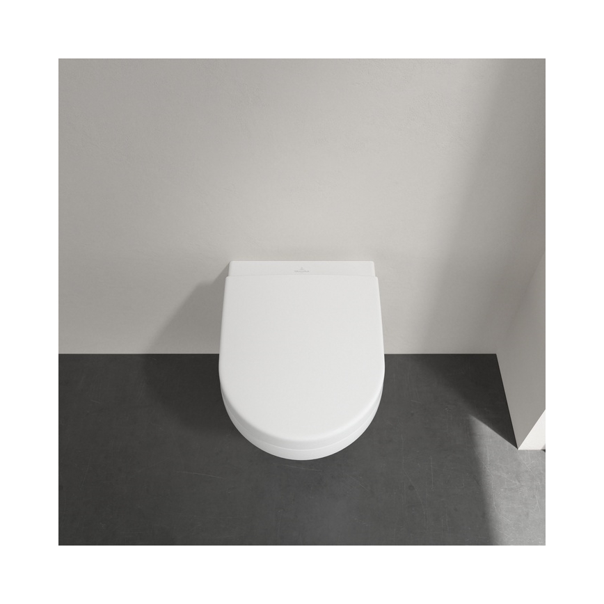 Villeroy & Boch 8M42S101 - SoftClose WC-poti kaas SUBWAY 3.0 valge