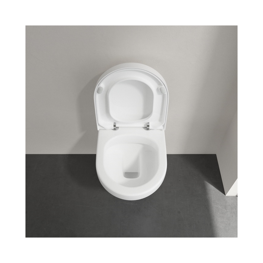 Villeroy & Boch 8M42S101 - SoftClose WC-poti kaas SUBWAY 3.0 valge