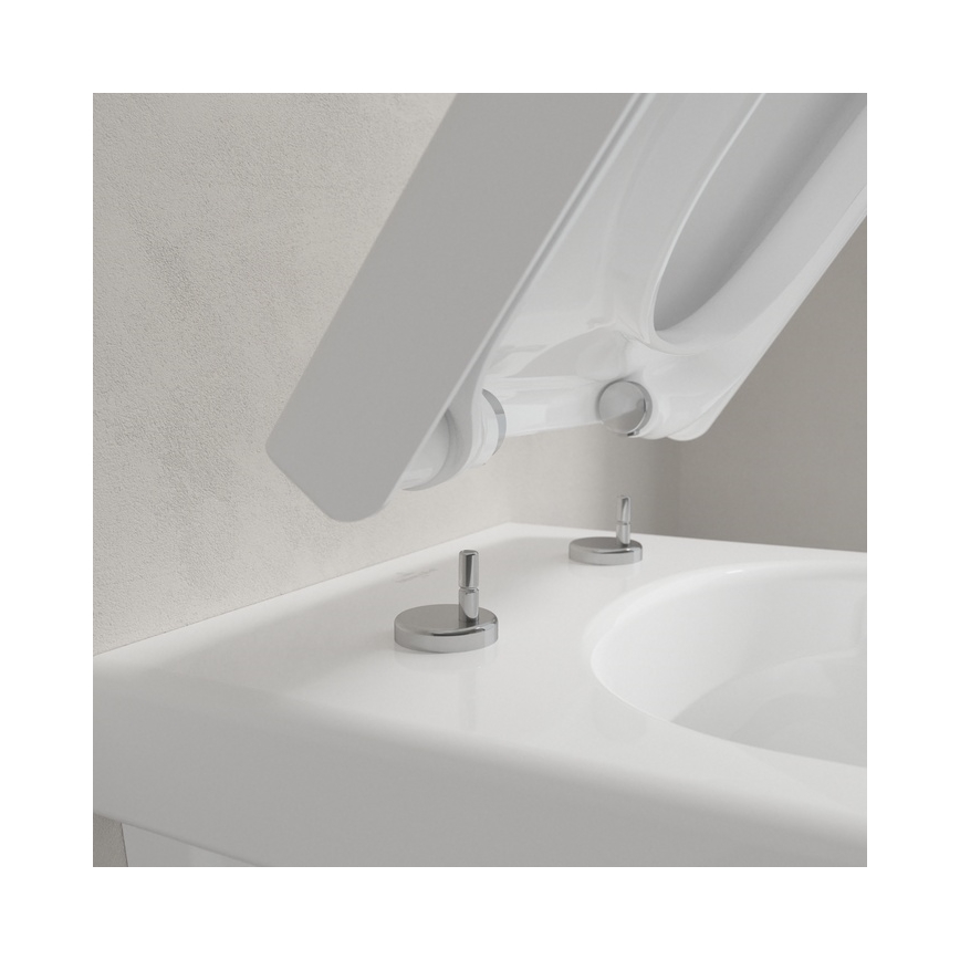 Villeroy & Boch 8M42S101 - SoftClose WC-poti kaas SUBWAY 3.0 valge