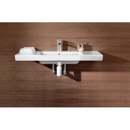 Villeroy & Boch 92198800 - Valamu sifoon PUSHOPEN läikiv kroom/valge