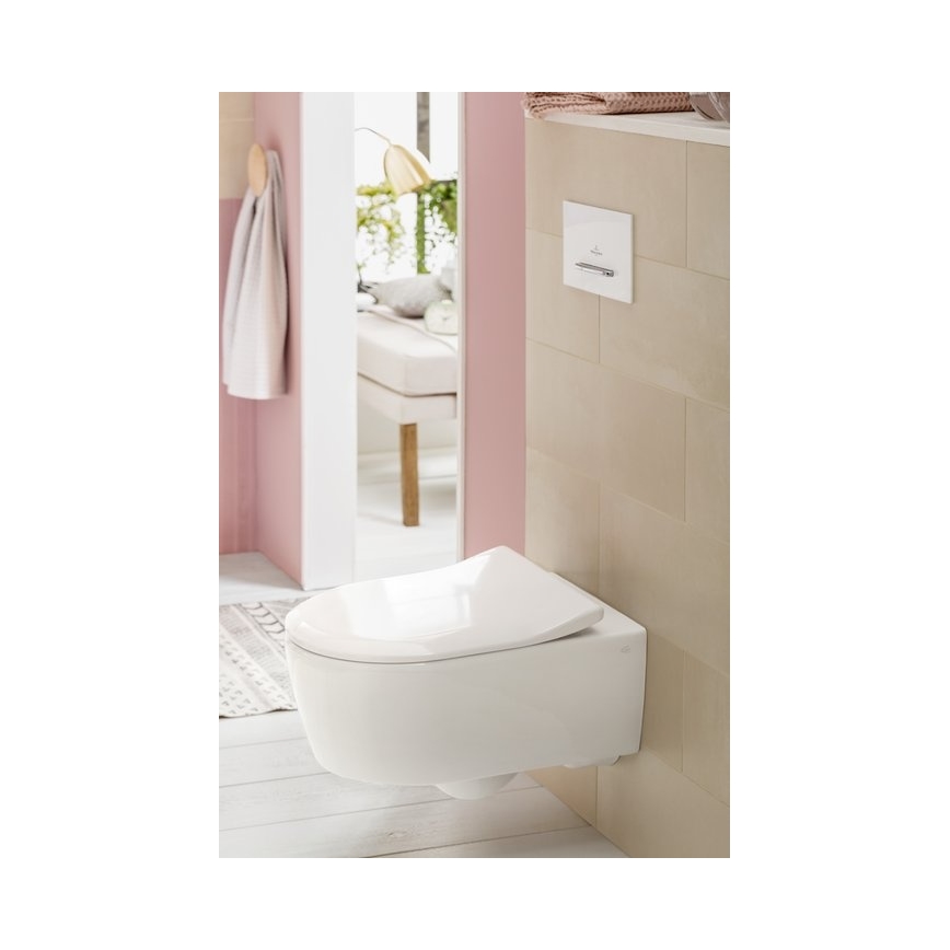 Villeroy & Boch 92216168 - loputusnupp VICONNECT valge/läikiv kroom