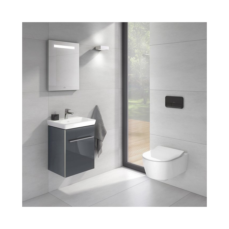 Villeroy & Boch 922400RB - Loputusnupp VICONNECT, läikiv must