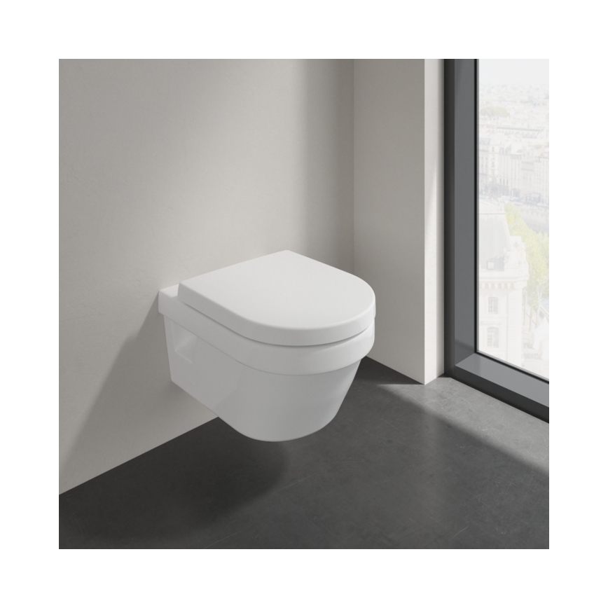 Villeroy & Boch 98M9C101 - WC-istme kaas SoftClose ARCHITECTURA valge