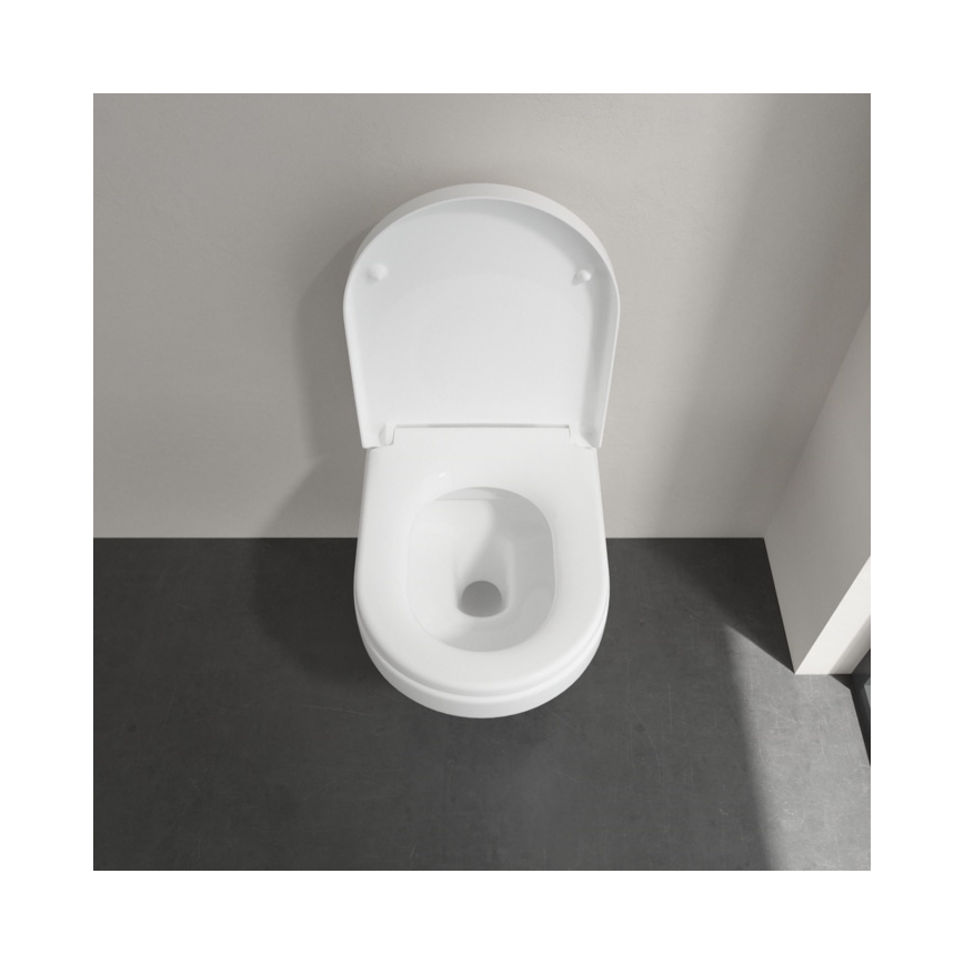 Villeroy & Boch 98M9C101 - WC-istme kaas SoftClose ARCHITECTURA valge