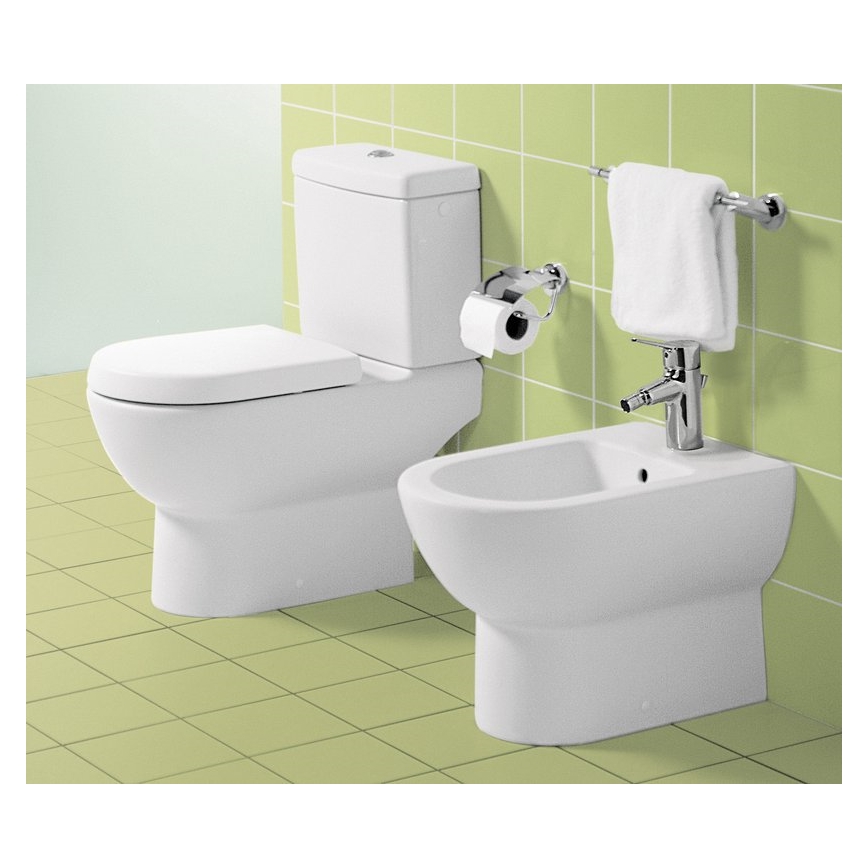 Villeroy & Boch 9M55S101 - SoftClose SUBWAY WC-poti kaas, valge