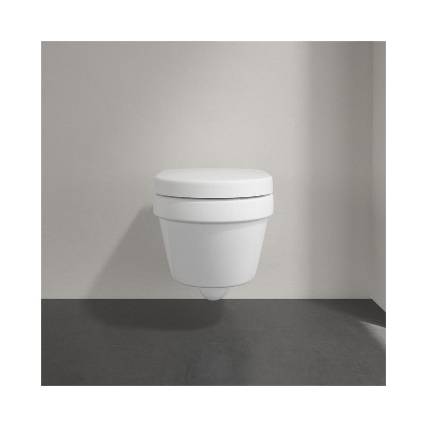 Villeroy & Boch 9M66S201 - ARCHITECTURA WC-istme kaas, pehme sulgumisega, valge