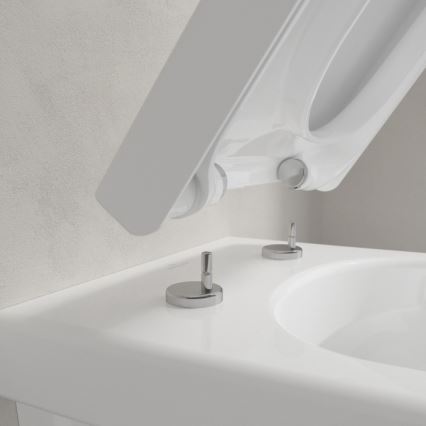 Villeroy & Boch 9M66S201 - ARCHITECTURA WC-istme kaas, pehme sulgumisega, valge