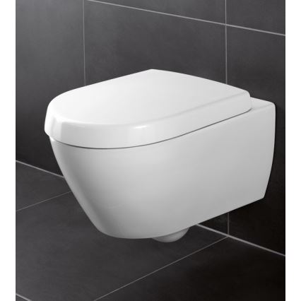 Villeroy & Boch 9M68S101 - SUBWAY 2.0 WC-poti kaas, pehme sulgumisega, valge