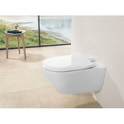 Villeroy & Boch 9M78S101 - WC-istme kaas SoftClose SUBWAY 2.0 valge