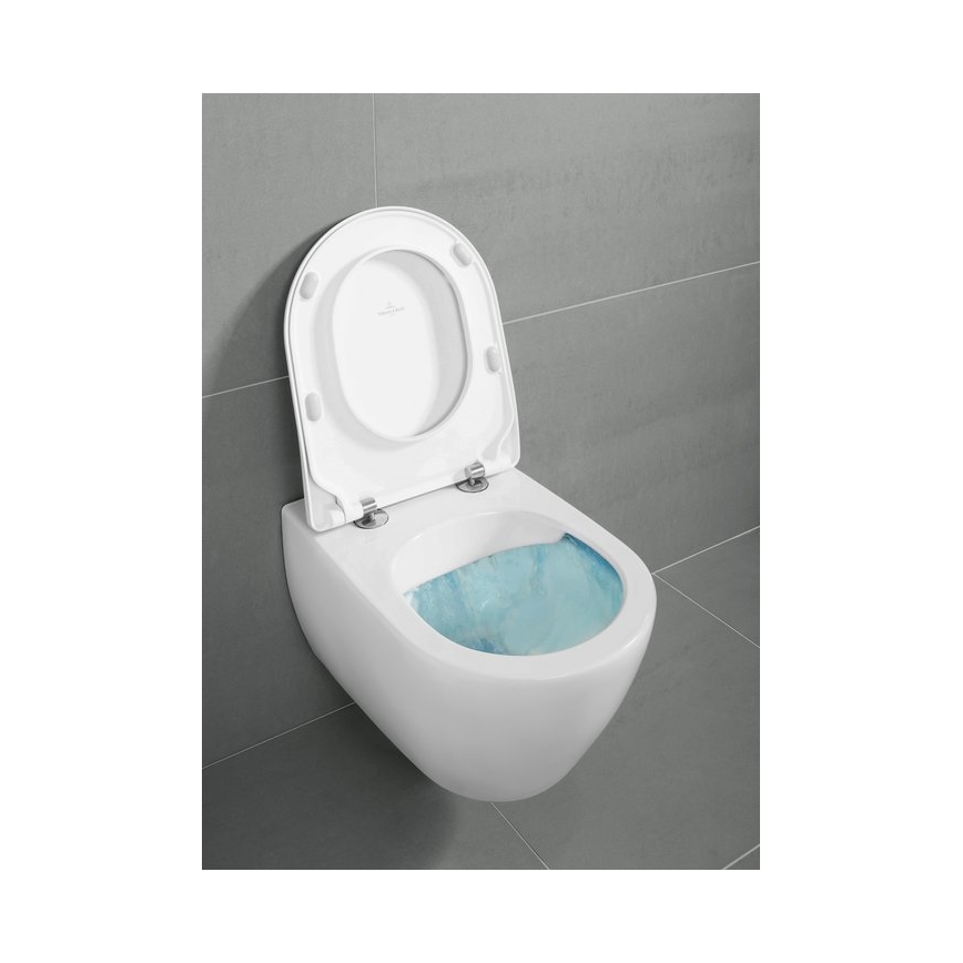 Villeroy & Boch 9M78S101 - WC-istme kaas SoftClose SUBWAY 2.0 valge