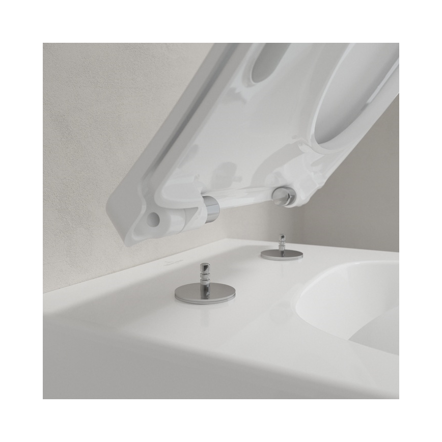 Villeroy & Boch 9M79S101 - SoftClose VENTICELLO WC-istme kaas, valge