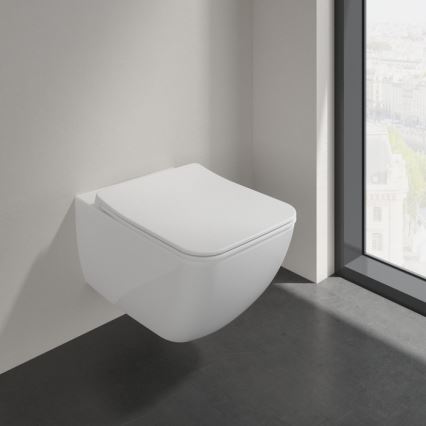 Villeroy & Boch 9M80S101 - WC-poti kaas SoftClose VENTICELLO valge