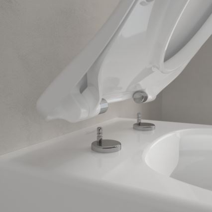 Villeroy & Boch 9M87S101 - SoftClose AVENTO WC-poti kaas, valge