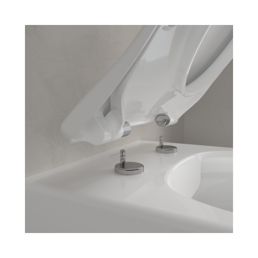 Villeroy & Boch 9M87S101 - SoftClose AVENTO WC-poti kaas, valge