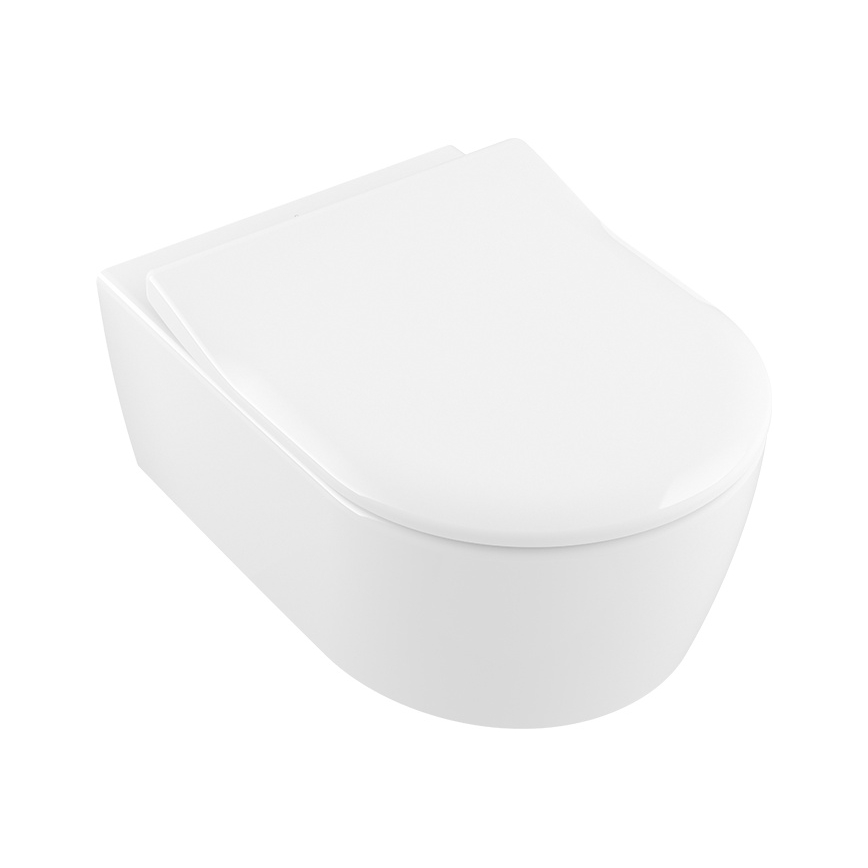 Villeroy & Boch 9M87S101 - SoftClose AVENTO WC-poti kaas, valge