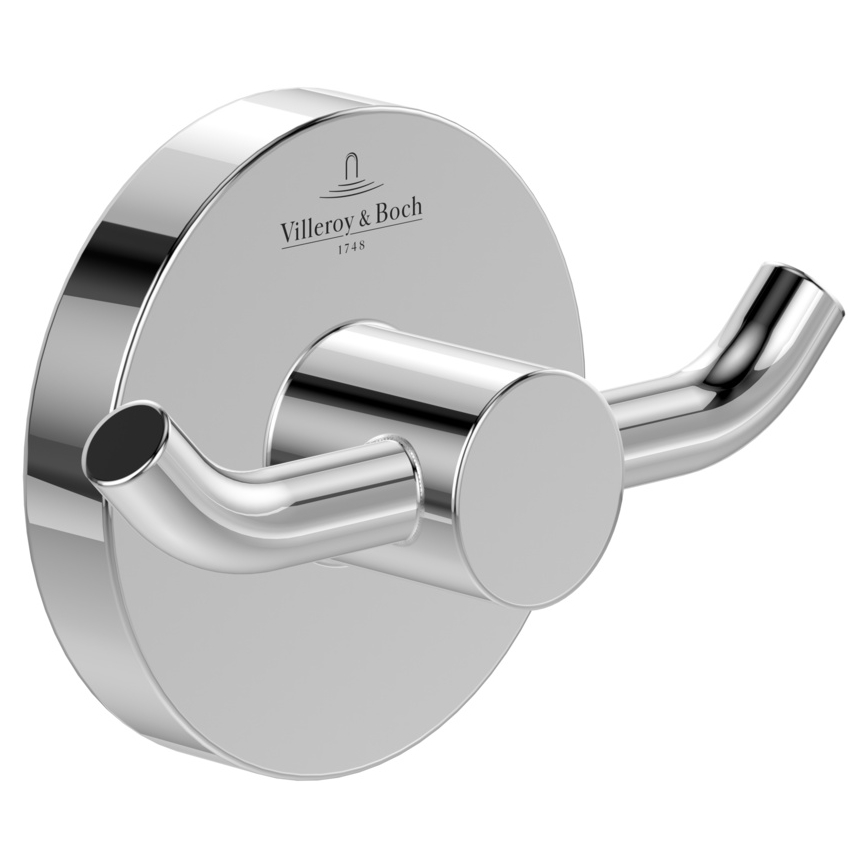 Villeroy & Boch TVA15101200061 - seinale kinnitatav konks ELEMENTS, läikiv kroom